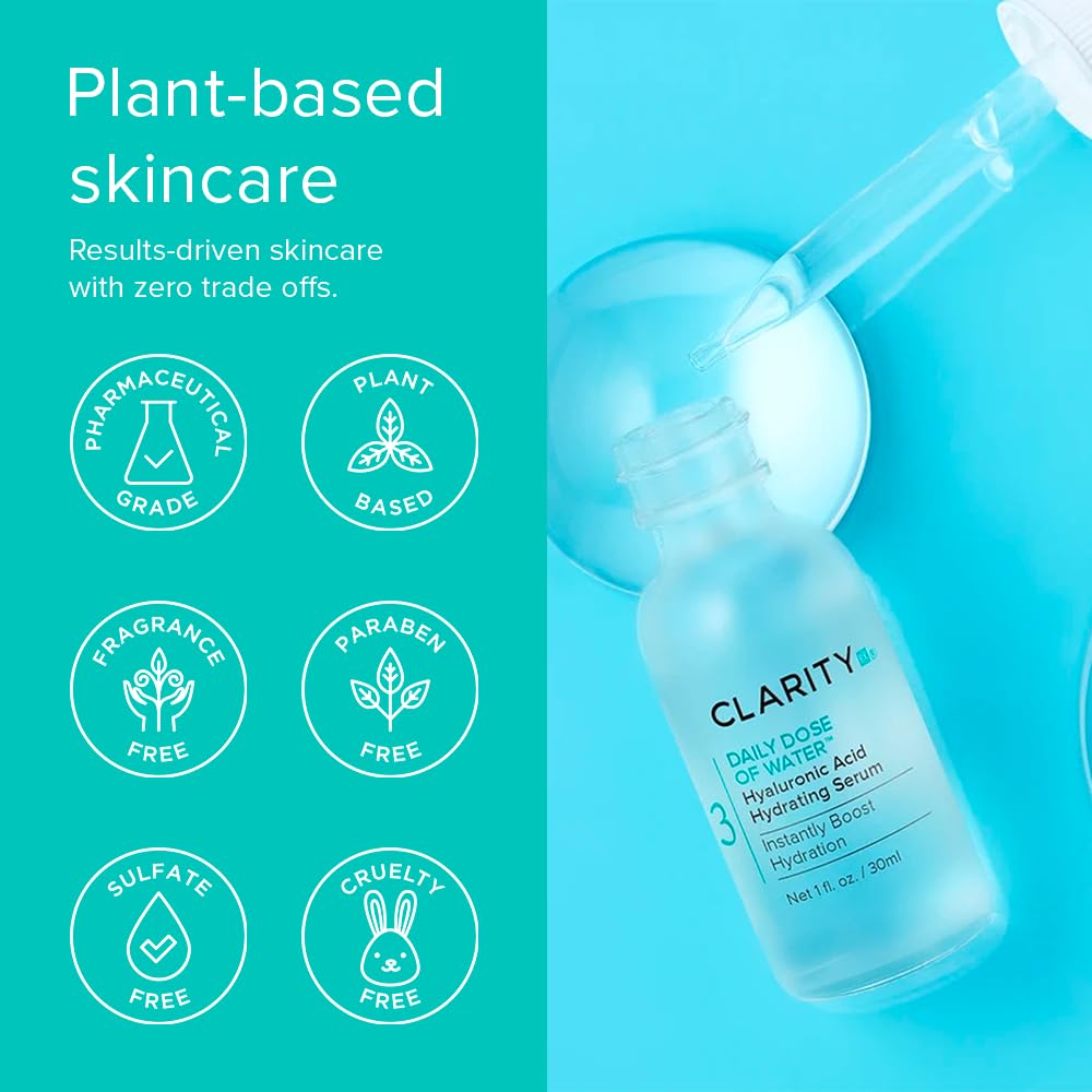 ClarityRx Daily Dose Of Water Hyaluronic Acid Hydrating Serum, 1 Fl Oz